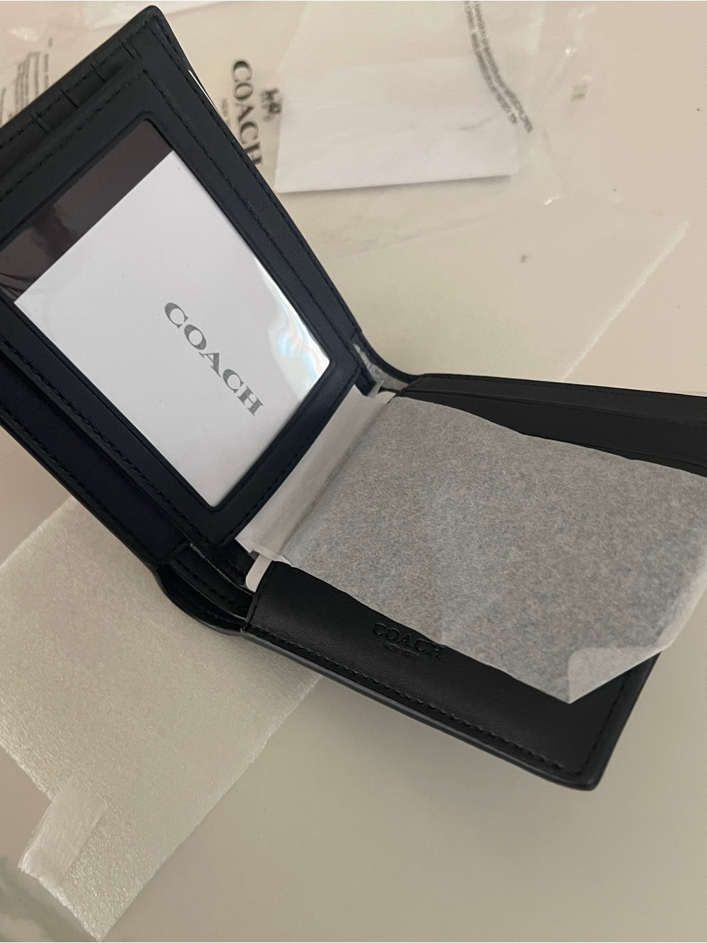 Coach Men Canvas Bifold Wallet - Picture 5 of 9